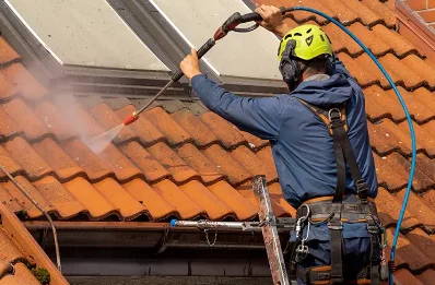 Démoussage et hydrofuge de toiture à Pimelles